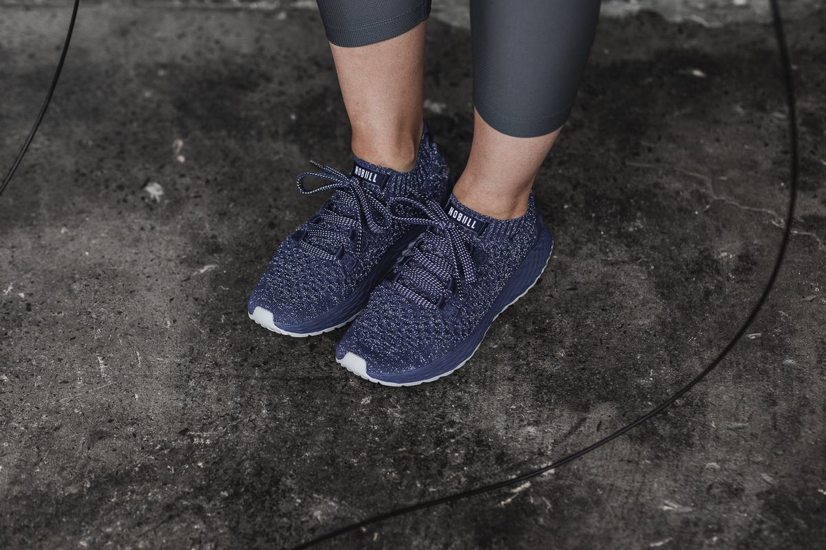 Nobull Knit Runner Women's Running Shoes Navy | Australia (YQ4025)